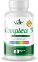 Complexo B (B1, B2, B3, B5, B6, B7, B9, B12) 60 Caps de 500MG Celliv