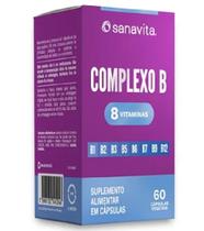 Complexo B com 60 Cápsulas Vegetais-Sanavita