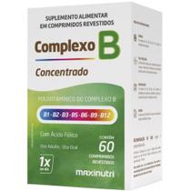 Complexo B concentrado 60 comprimidos - Maxinutri