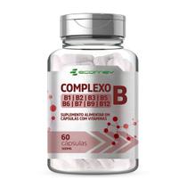 Complexo B Forma Ativa MetilFolato B12, B1, B2, B3, B5, B6, B7, B9 Biotina 60Cáps Ecomev