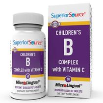 Complexo B infantil de fonte superior de vitaminas com vitamina C 60 ct Complexo B infantil de fonte superior de vitaminas com vitamina C 60 ct