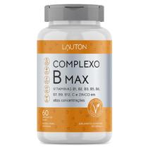 Complexo B Max Lauton Zinco Ác Fólico Biotina 60 Cáps Vegano