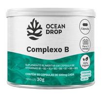 Complexo B Ocean Drop Vitaminas B1, B2, B3, B5, B6, B7, B9 e B12 Complexo B Ocean Drop Vitaminas B1, B2, B3, B5, B6, B7, B9 e B12