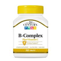 Complexo B Plus Vitamina C 21st Century 100 Comprimidos