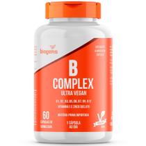 Complexo B Vegano 60Cps, B Complex, Até 500% Vd, Biogens