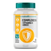 Complexo B Vitamina C Zinco Vegan 500mg 60 Caps - Nutralin