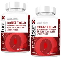 Complexo-B Vitaminas + Ácido Fólico Kit 02 Unidades Complexo-B Vitaminas + Ácido Fólico Kit 02 Unidades