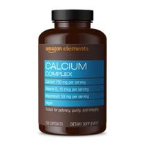 Complexo de cálcio Amazon Elements 250 mg com vitamina D 195 cápsulas