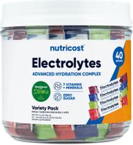 Complexo de eletrólitos Nutricost Advanced Hydration 40 Stickpacks