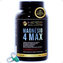 Complexo De Magnésio 4 Max 60 Cápsulas Hiper Suplemento
