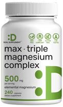 Complexo de Magnésio DEAL SUPPLEMENT 500 mg 240 cápsulas
