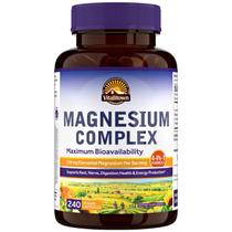 Complexo de magnésio Vitalitown, cápsulas vegetais quelatadas de 210 mg