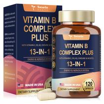 Complexo de vitamina B Totaria 13 em 1 com B1, B2, B3, B4, B5, B6, B7, B8, B9, B12, C, D3, K2