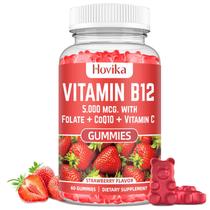 Complexo de vitamina B12 Hovika 5000 mcg de gomas de metil B12 60 unidades