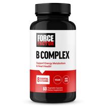 Complexo de Vitaminas B Force Factor 60 cápsulas veganas