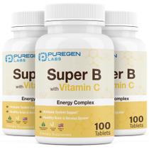 Complexo de vitaminas B Puregen Labs Super B Energy 300 comprimidos