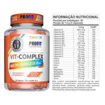 Complexo de vitaminas e minerais vit complex 90 caps profit Complexo de vitaminas e minerais vit complex 90 caps profit