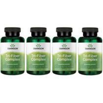 Complexo Digestivo Swanson Tri-Fiber, 100 cápsulas, pacote com 4