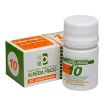 Complexo Homeopático para Bronquite e Tosse Catarral - 60 Comprimidos N. 10 Almeida Prado Complexo Homeopático para Bronquite e Tosse Catarral - 60 Comprimidos N. 10 Almeida Prado