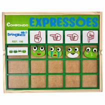 COMPONDO EXPRESSÕES REF 196 EC1 - Brinquedo Educativo COMPONDO EXPRESSÕES REF 196 EC1 - Brinquedo Educativo