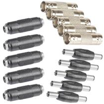 Componente do conector: acoplador XFFCSEC 5 BNC + adaptador 5 DC