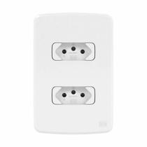 compose cj 2 tom 2p+t 10a placa 4x2 bco - weg