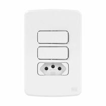 compose cj 2 ts+1 tom 20a placa 4x2 bco - weg