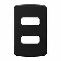 compose placa 4x2 2 posições preta - weg
