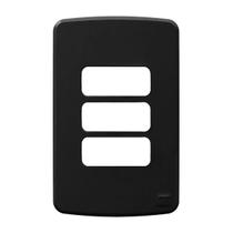 compose placa 4x2 3 posições preta 13207604 - weg