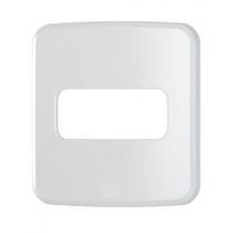 compose placa embutir móveis 1 posição branco ( 1 furo 60mm) - weg
