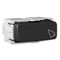 compose puls campainha 10a placa 4x2 preto - weg