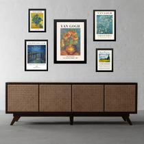 Composição 5 Quadros Obras De Van Gogh Composição 5 Quadros Obras De Van Gogh