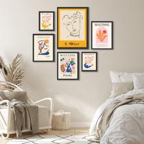 Composição 6 Quadros Matisse- Coloridos