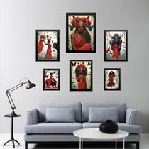 Composição 6 Quadros Orixá Iansã Composição 6 Quadros Orixá Iansã