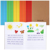 Composição: caderno Henoyso Primary, 20 unidades, 24,8 x 19,1 cm, para crianças