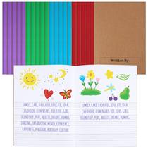 Composição: caderno Henoyso Primary, 20 unidades, 24,8 x 19,1 cm, para crianças