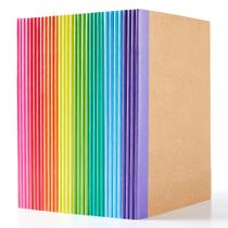 Composição: cadernos, capa Feela Kraft, pacote 32, A5, 60p