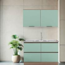 Composição Cozinha Modulada Etna 2 Peças Poliman Composição Cozinha Modulada Etna 2 Peças Poliman