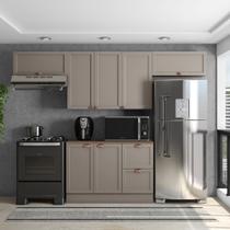 Composição Cozinha Modulada Olivia 4 Peças 7 Portas com Tampo Poliman Móveis Composição Cozinha Modulada Olivia 4 Peças 7 Portas com Tampo Poliman Móveis