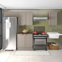 Composição Cozinha Olivia 4PC 6PT TPO Poliman Móveis Composição Cozinha Olivia 4PC 6PT TPO Poliman Móveis