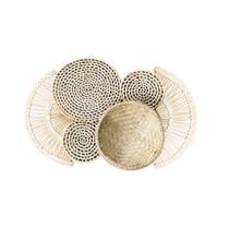 Composição Decoração de Palha Parede Jupará