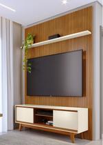 Composição Milo 179m para TV''s até 65 Polegadas 2 Portas Deslizantes - Cinamomo/Off White Madetec