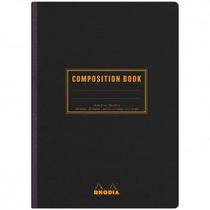 Composition Book Rhodia A5 80 Fls Capa Preta
