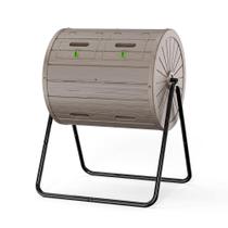 Composteira DRATO 142L Dupla Câmara para Exterior Cinza