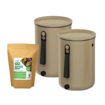 Composteira TeraGanix Bokashi 2,5 gal com tampa hermética