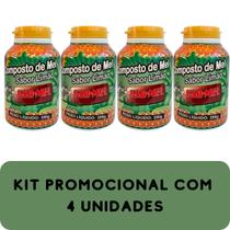 Composto Antigripal Farmel Mel e Limão 350g Kit Promocional 4 Unidades Composto Antigripal Farmel Mel e Limão 350g Kit Promocional 4 Unidades