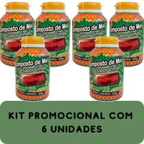 Composto Antigripal Farmel Mel e Limão 350g Kit Promocional 6 Unidades