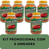 Composto Antigripal Farmel Mel e Limão 350g Kit Promocional 6 Unidades Composto Antigripal Farmel Mel e Limão 350g Kit Promocional 6 Unidades