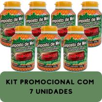 Composto Antigripal Farmel Mel e Limão 350g Kit Promocional 7 Unidades