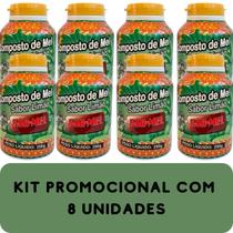 Composto Antigripal Farmel Mel e Limão 350g Kit Promocional 8 Unidades